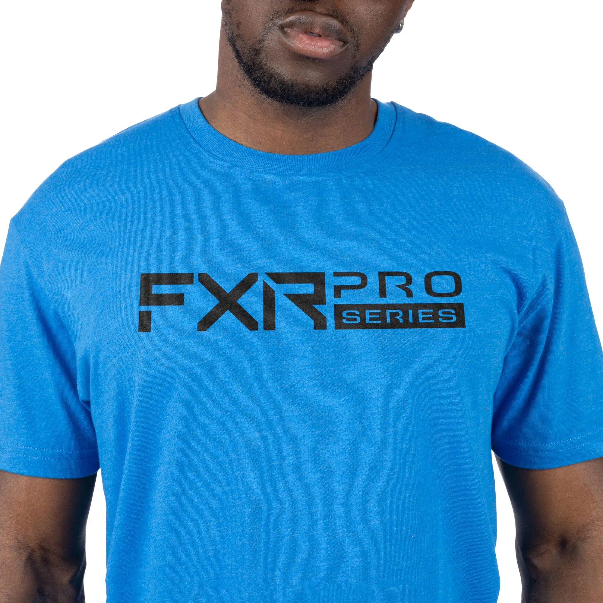 FXR Pro Series Premium T-Shirt Blue Heather/Black