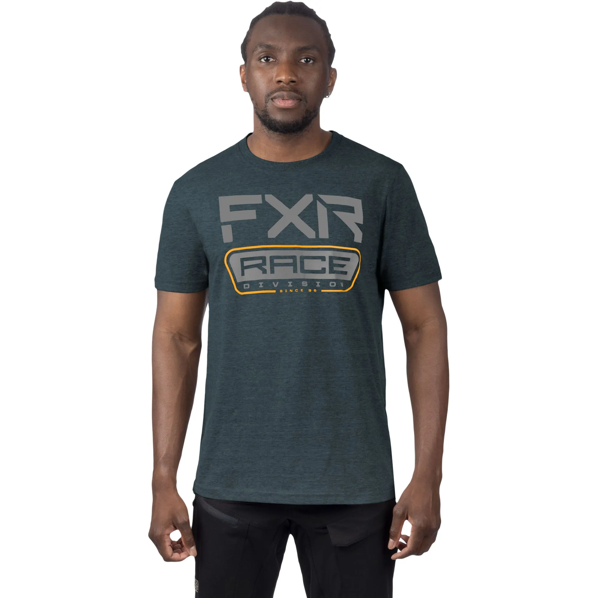 FXR Race Div Premium T-Shirt Dark Steel/Grey Blue