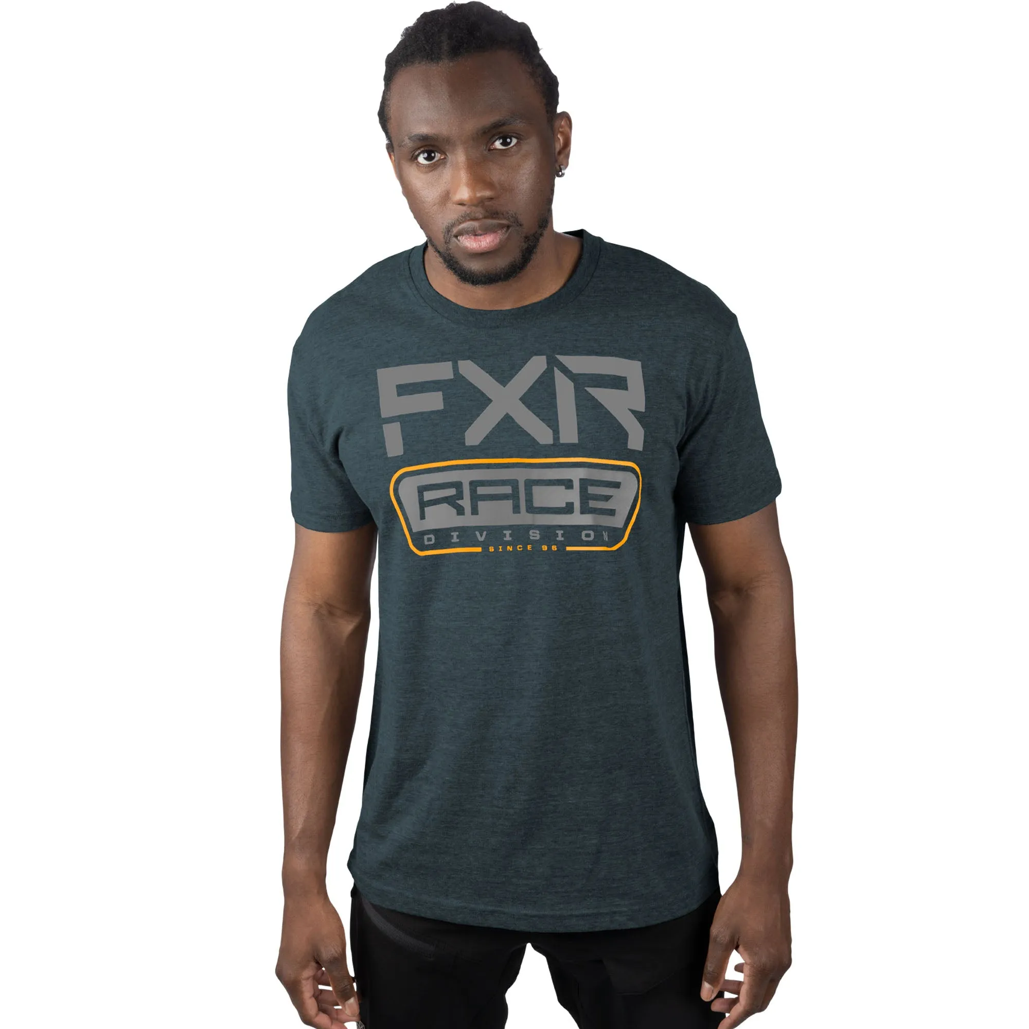 FXR Race Div Premium T-Shirt Dark Steel/Grey Blue