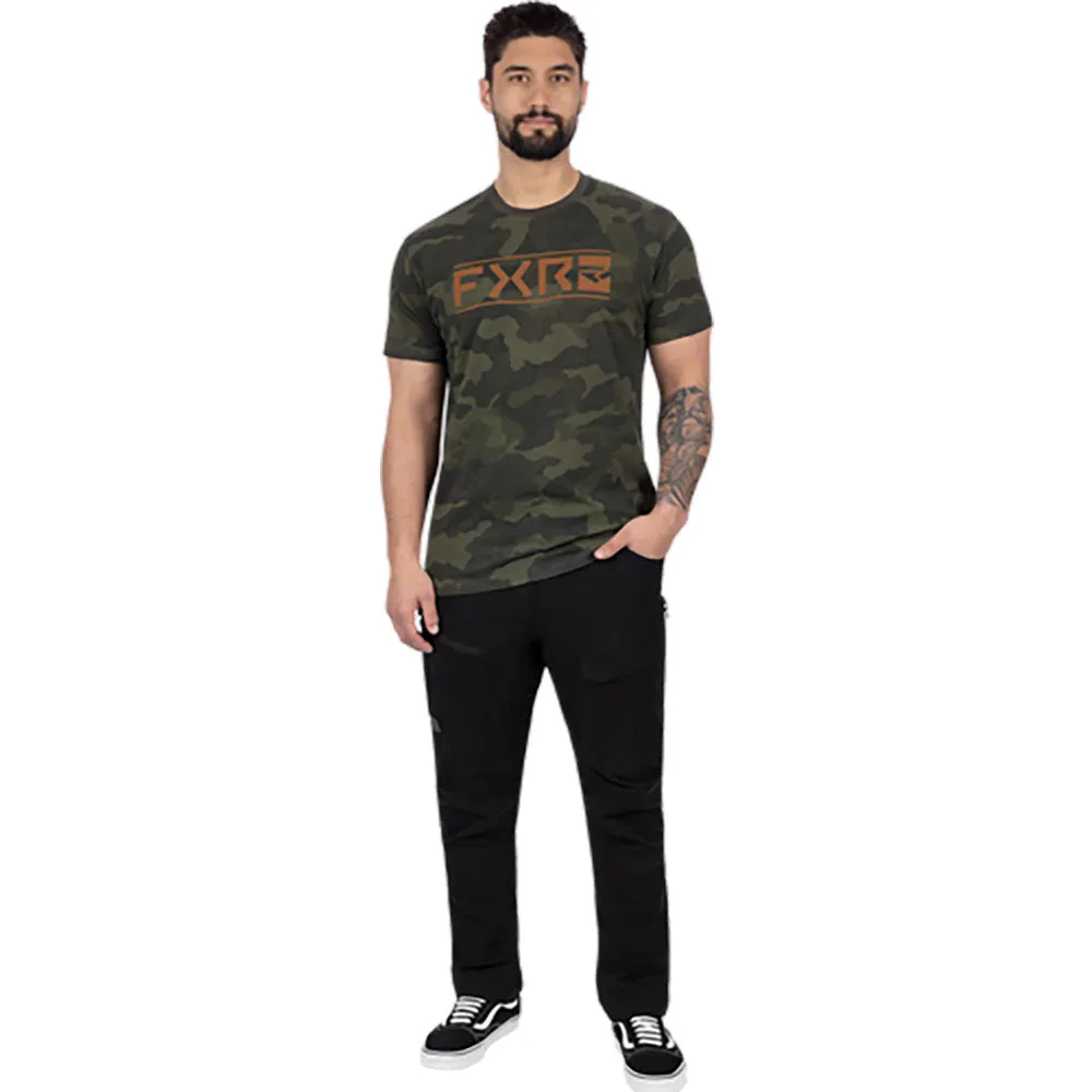 FXR Victory Premium T-Shirt Army Camo/Copper Green