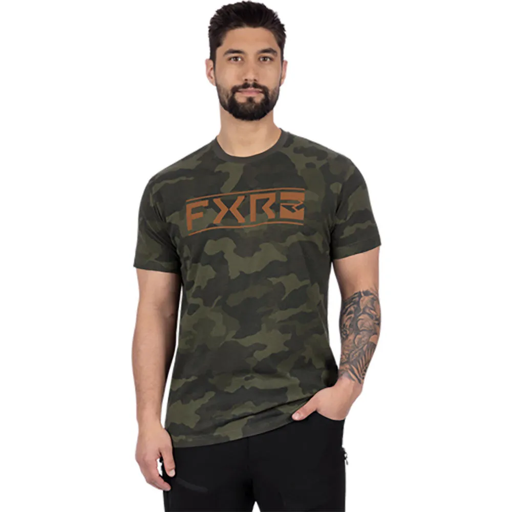 FXR Victory Premium T-Shirt Army Camo/Copper Green
