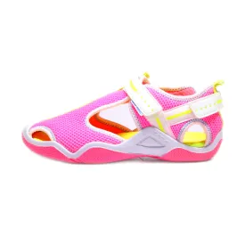 Geox J Wader Flat Sandals Fabric Pink Colour For Kids