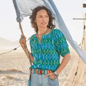 Graceful Days Ikat Top