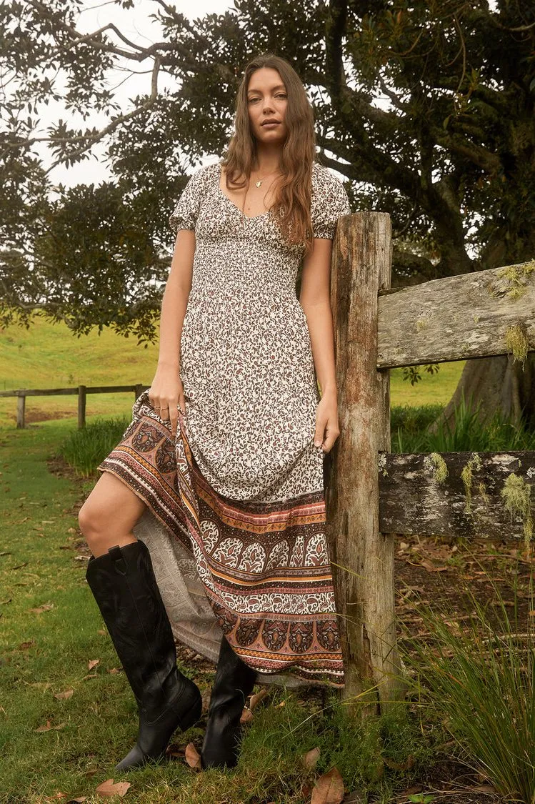 Honey Floral Maxi Dress | Print