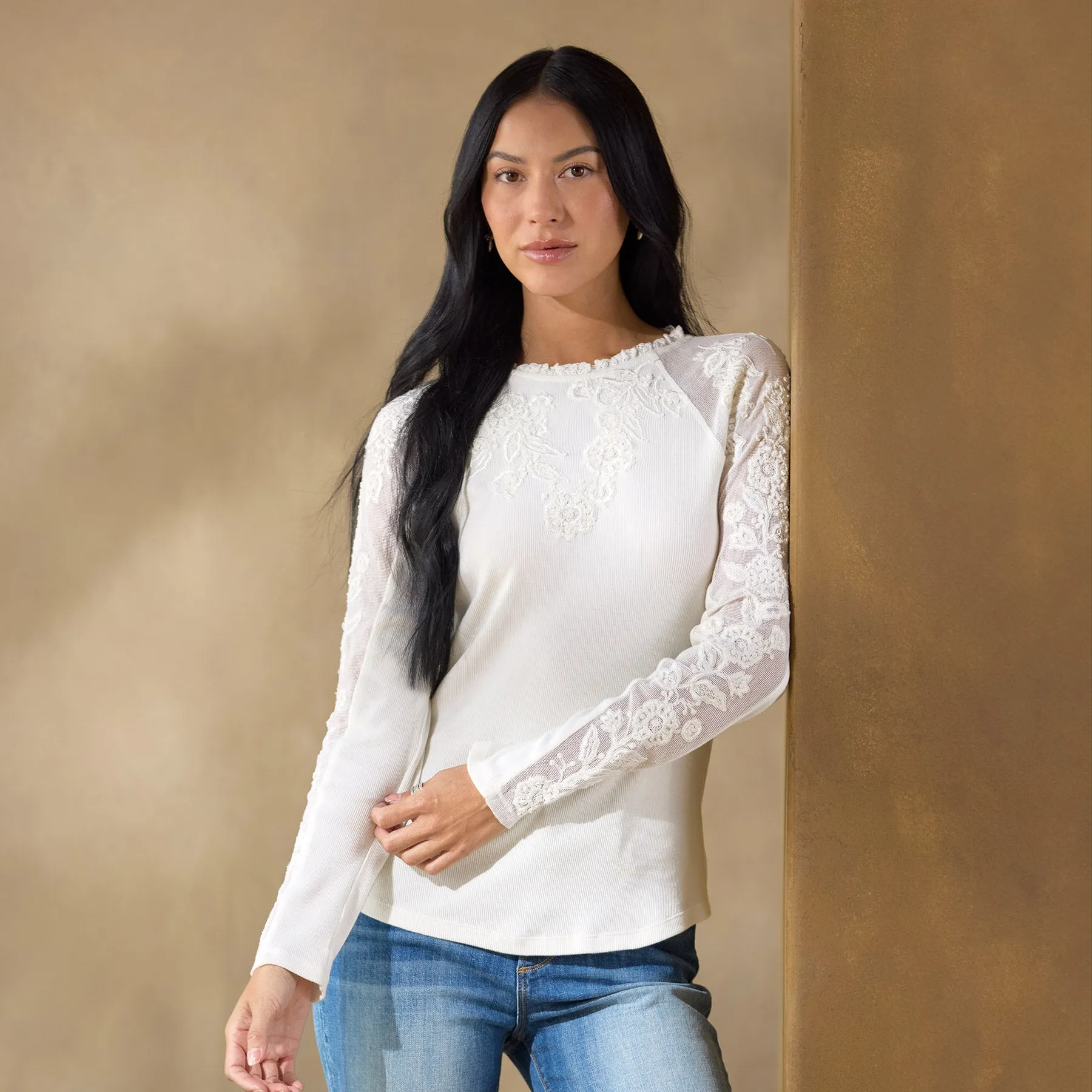 Josephine Embroidered Top
