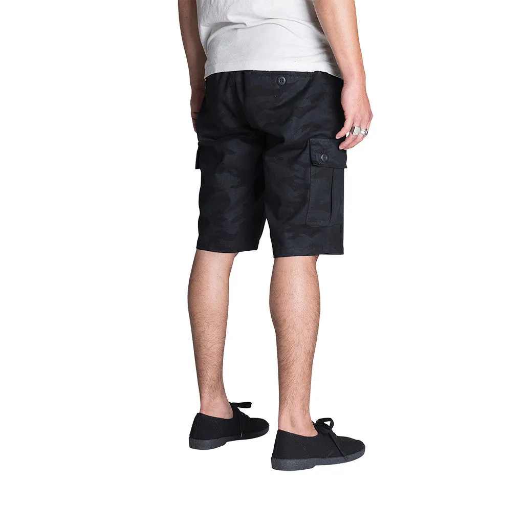 KR3W Klassic Cargo Short - Black Camo