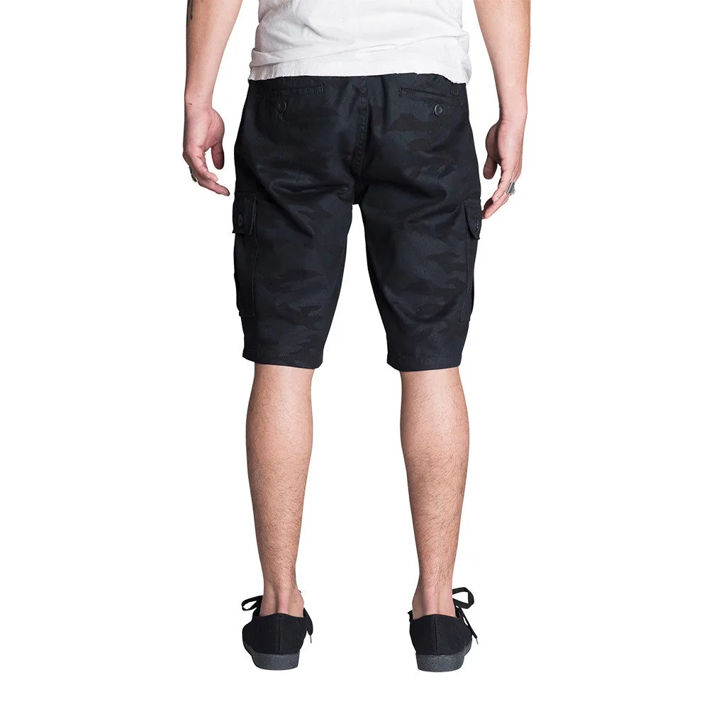 KR3W Klassic Cargo Short - Black Camo