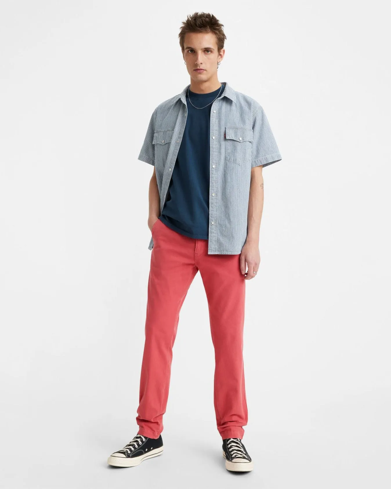 Levi's® XX Chino Standard II Regular Tapered Mens Chinos - Garnet Rose Shady GD