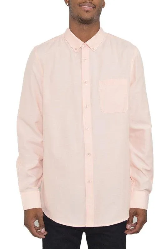 Mens Business Casual Long Sleeve Shirts