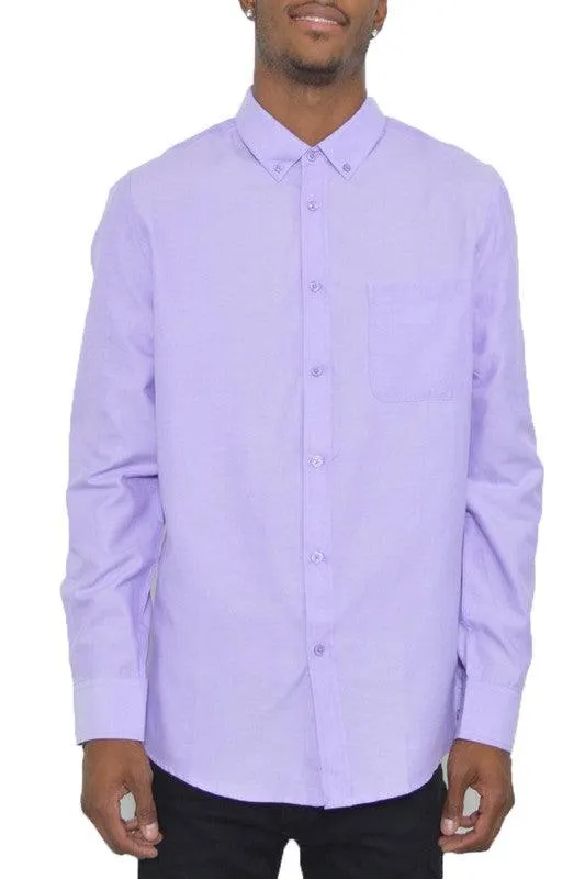 Mens Business Casual Long Sleeve Shirts