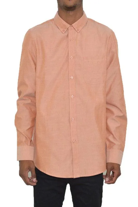 Mens Business Casual Long Sleeve Shirts