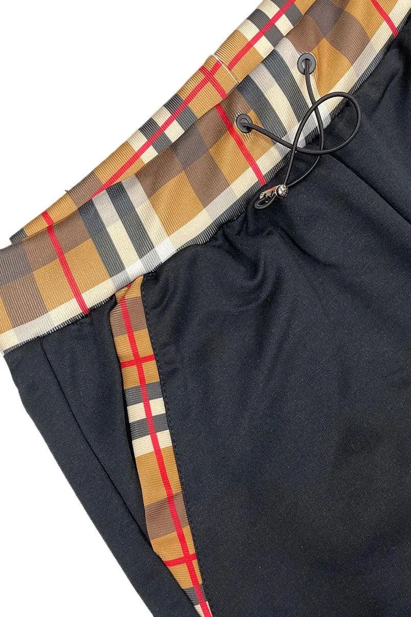 Mens Checkered Tshirt Short Set