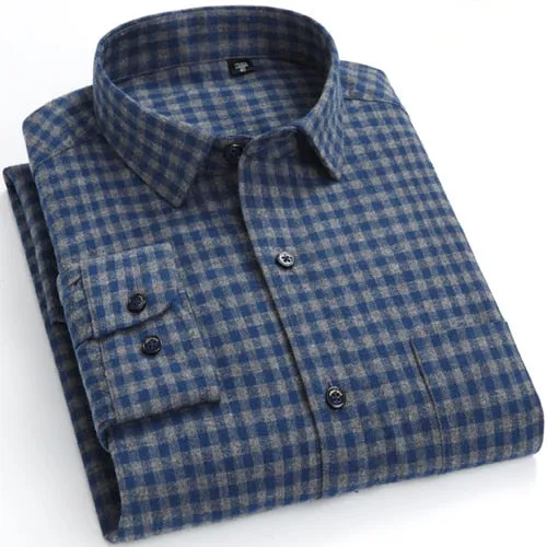 Men's Standard-fit Long Sleeve Flannel