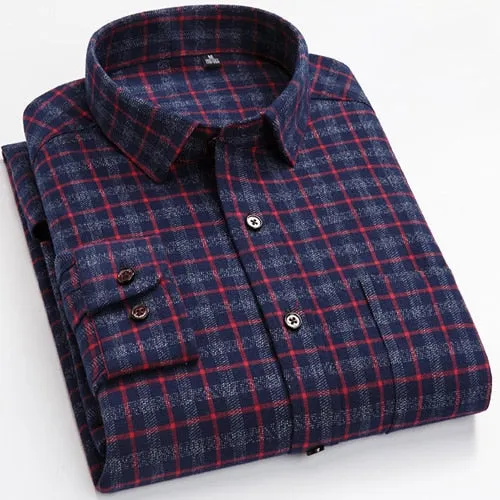 Men's Standard-fit Long Sleeve Flannel