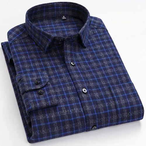 Men's Standard-fit Long Sleeve Flannel