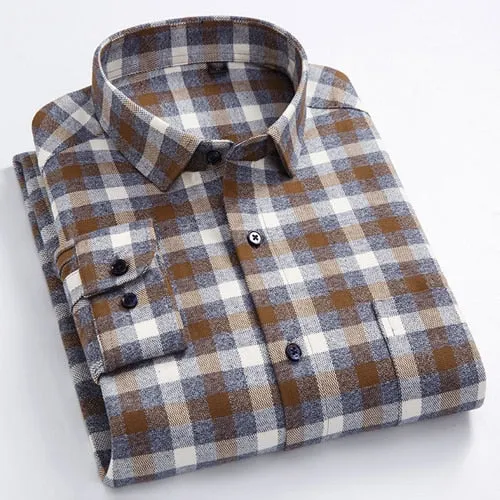 Men's Standard-fit Long Sleeve Flannel