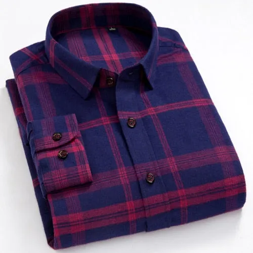 Men's Standard-fit Long Sleeve Flannel
