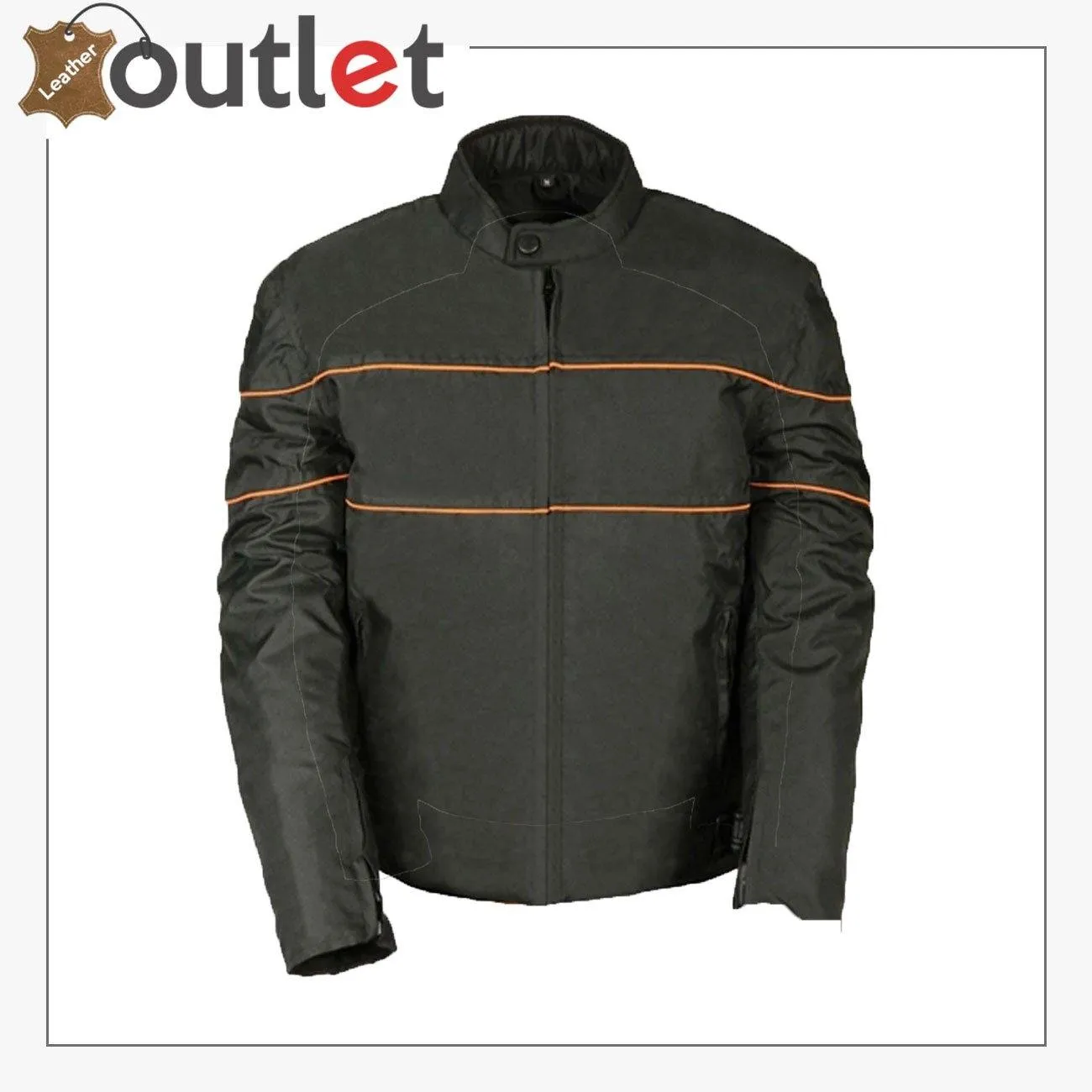 MENS TEXTILE MOTORCYCLE JACKET - VENTED