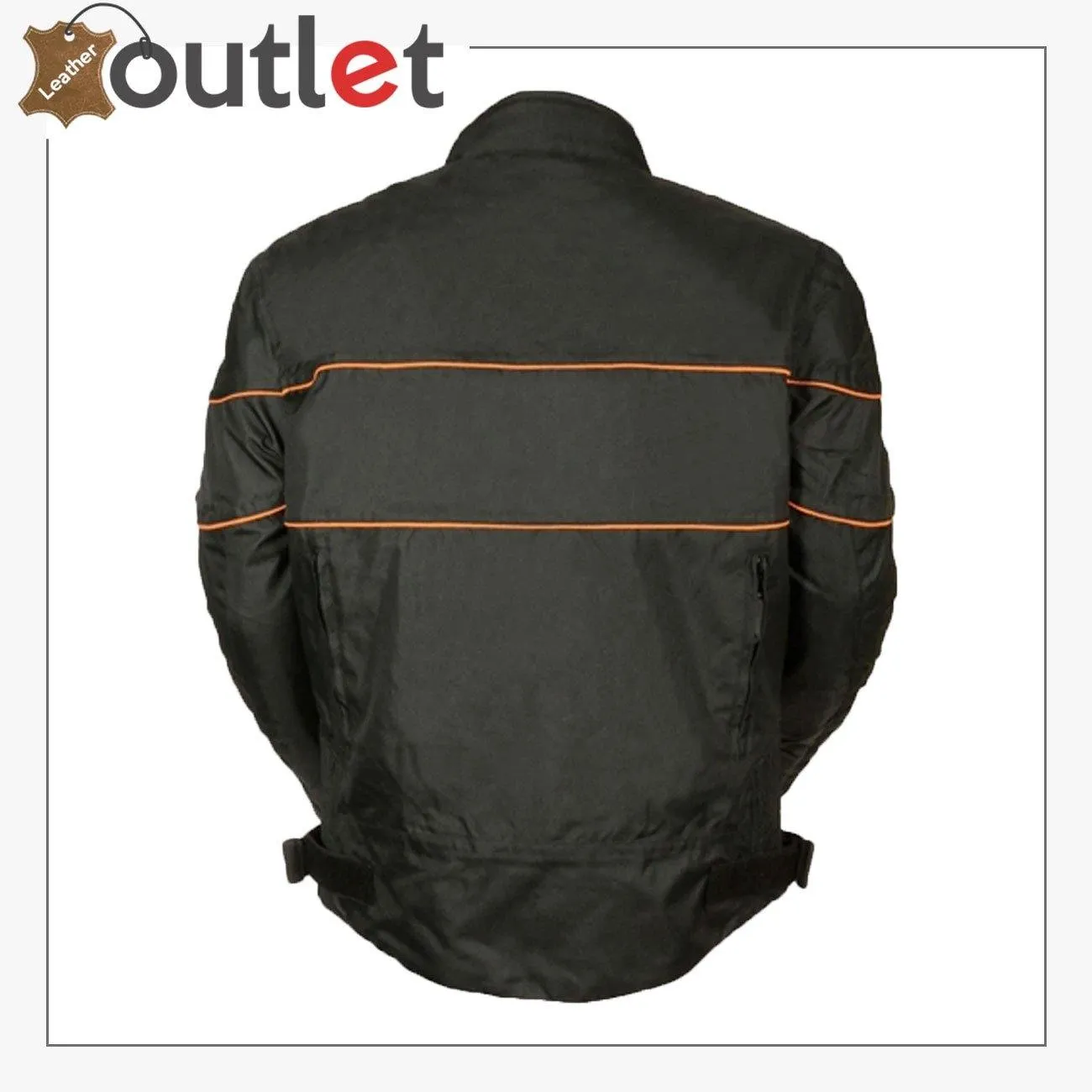 MENS TEXTILE MOTORCYCLE JACKET - VENTED