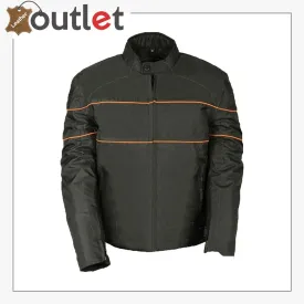 MENS TEXTILE MOTORCYCLE JACKET - VENTED