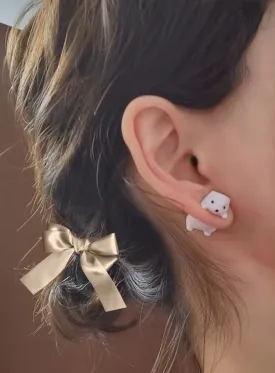 [Mid Season Sale ] Cutie Hamster 3D Handmade Soft Clay Earring