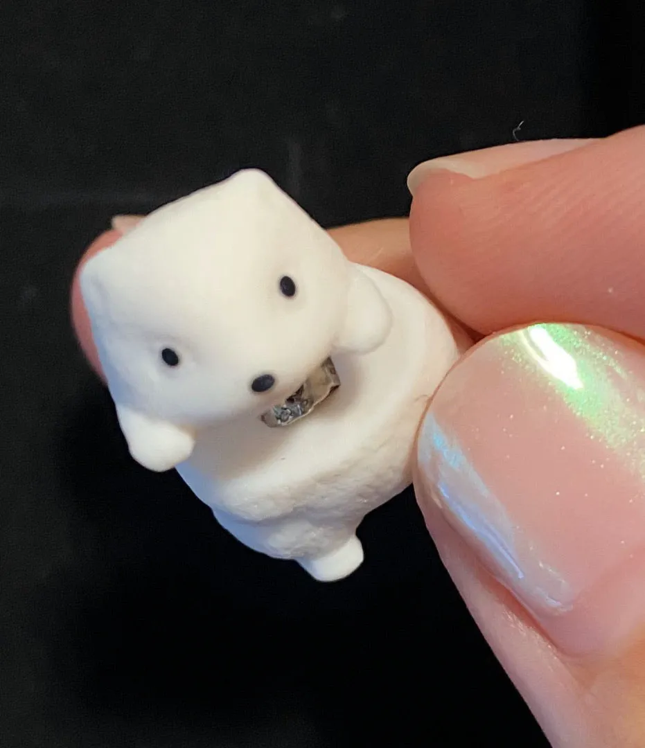 [Mid Season Sale ] Cutie Hamster 3D Handmade Soft Clay Earring