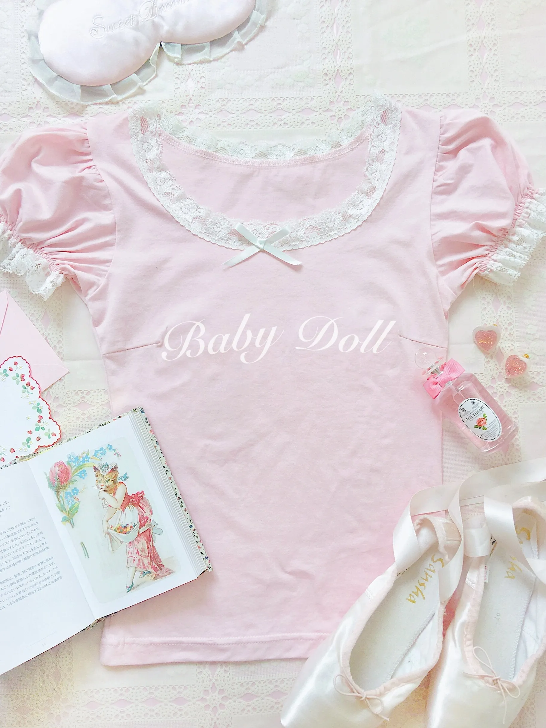 [Mid Season SALE] Min Sötnos Sweet Babydoll Larme Cotton Top (babygirl)