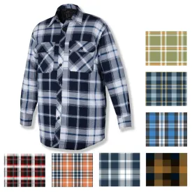 Milton 6704L Mens Full Placket Flannelette 10PK