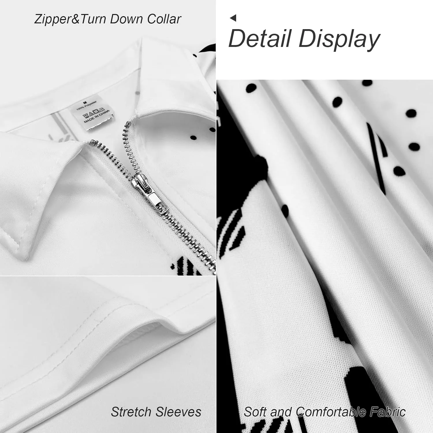 Polo Shirts for Men, Short Sleeve Slim Fit Shirts Casual Collar Shirt