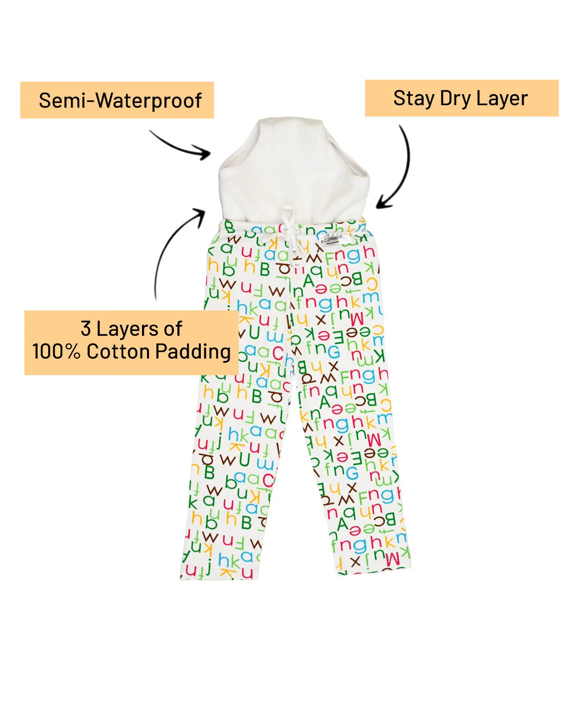 Potty Training Pajamas & Shorts for Toddlers, Boys and Girls - Kindergarten Tales