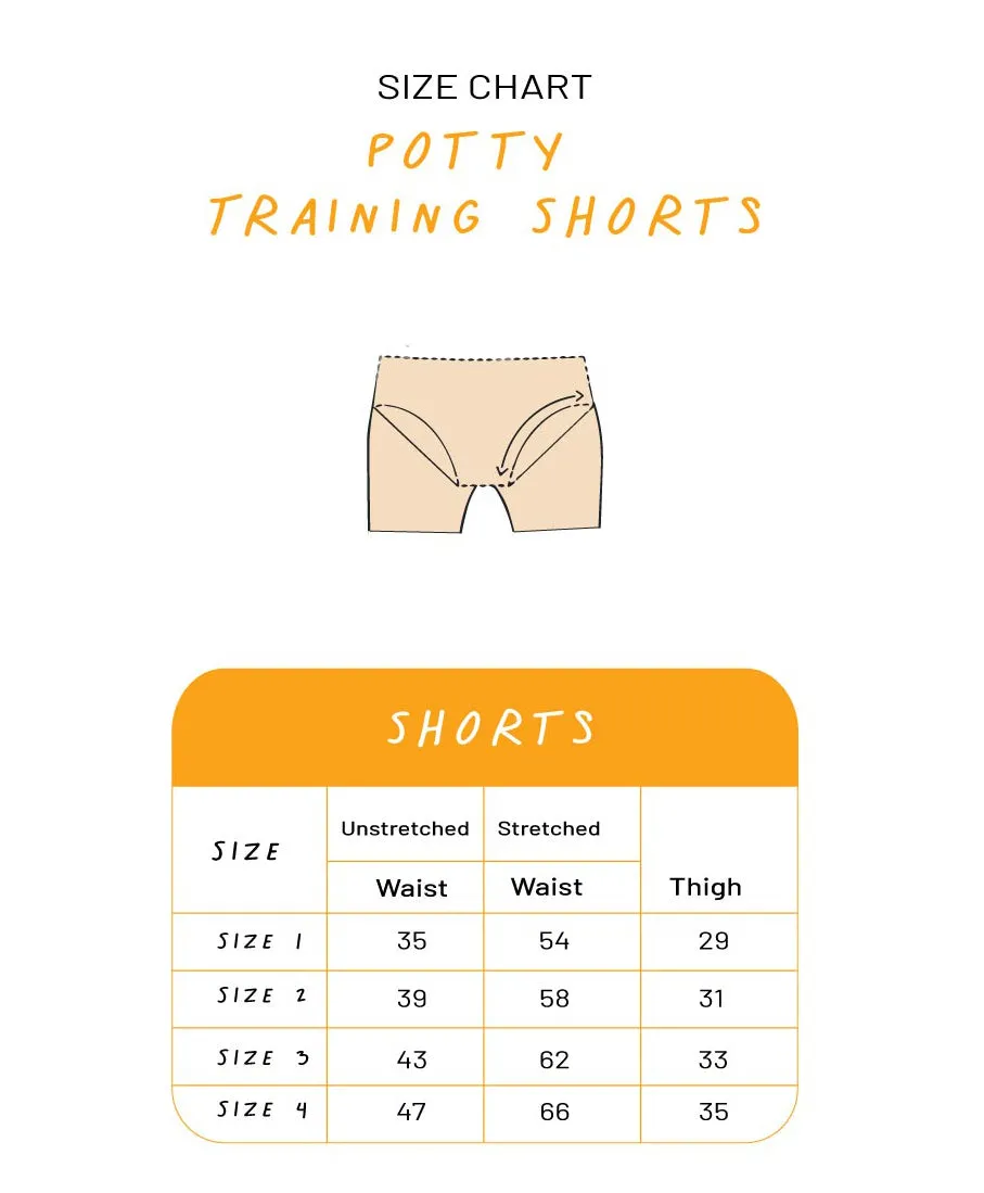 Potty Training Pajamas & Shorts for Toddlers, Boys and Girls - Kindergarten Tales