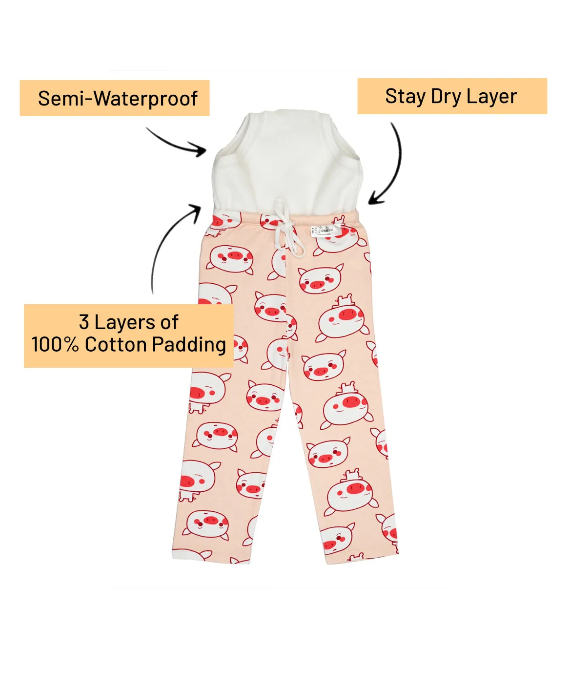 Potty Training Pants, Pajamas & Shorts for Toddlers, Boys and Girls - Piggy Wiggy