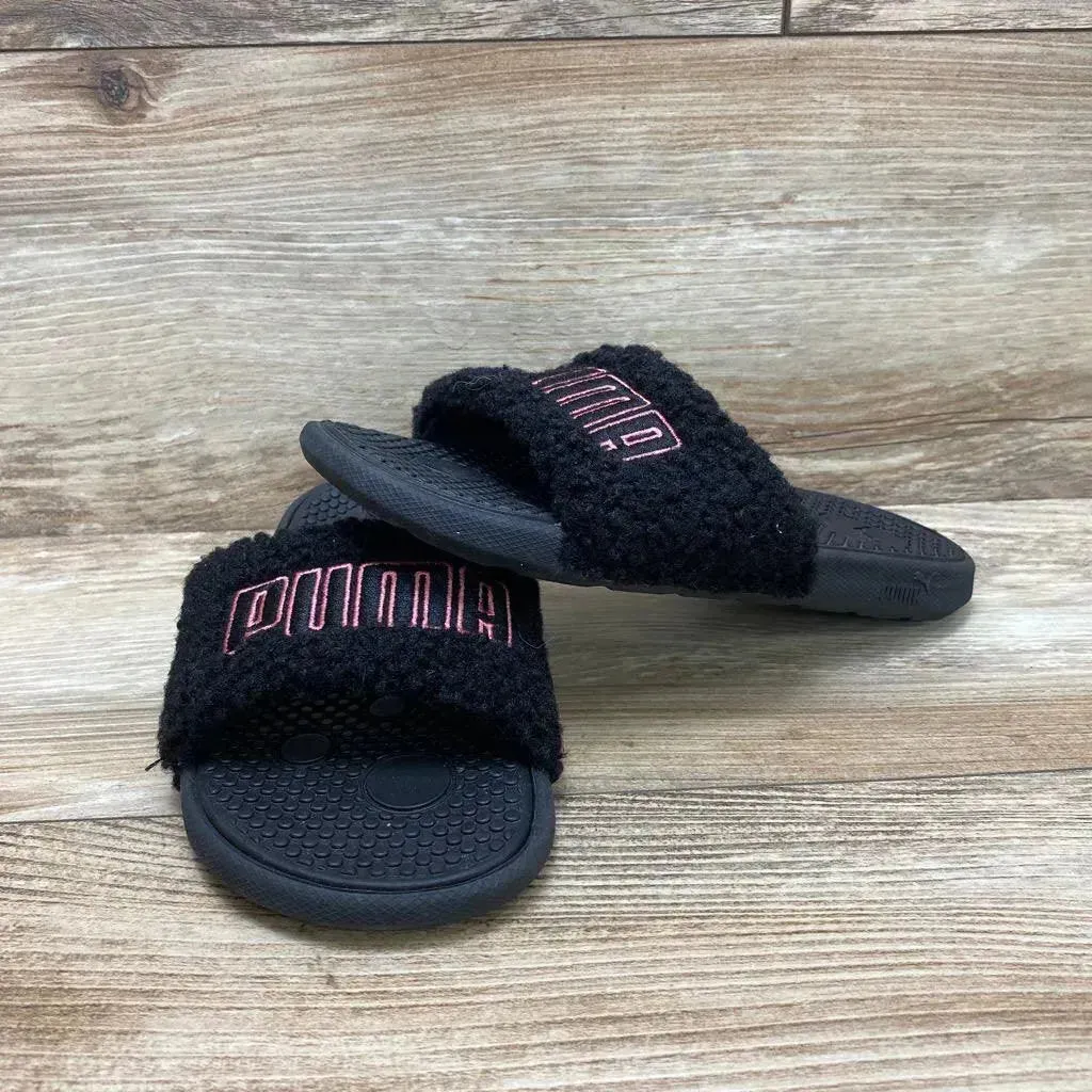 Puma Cool Cat Sherpa Slides sz 3Y