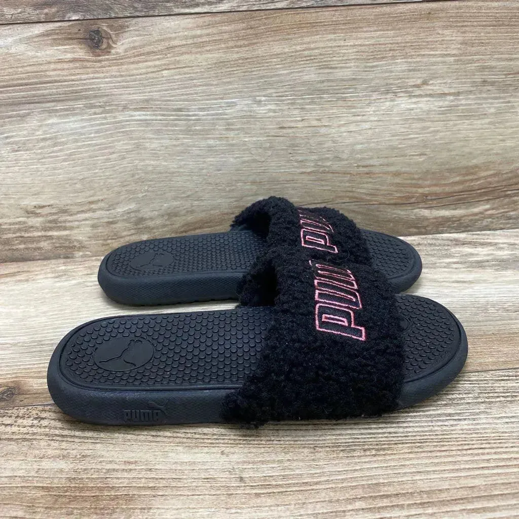 Puma Cool Cat Sherpa Slides sz 3Y