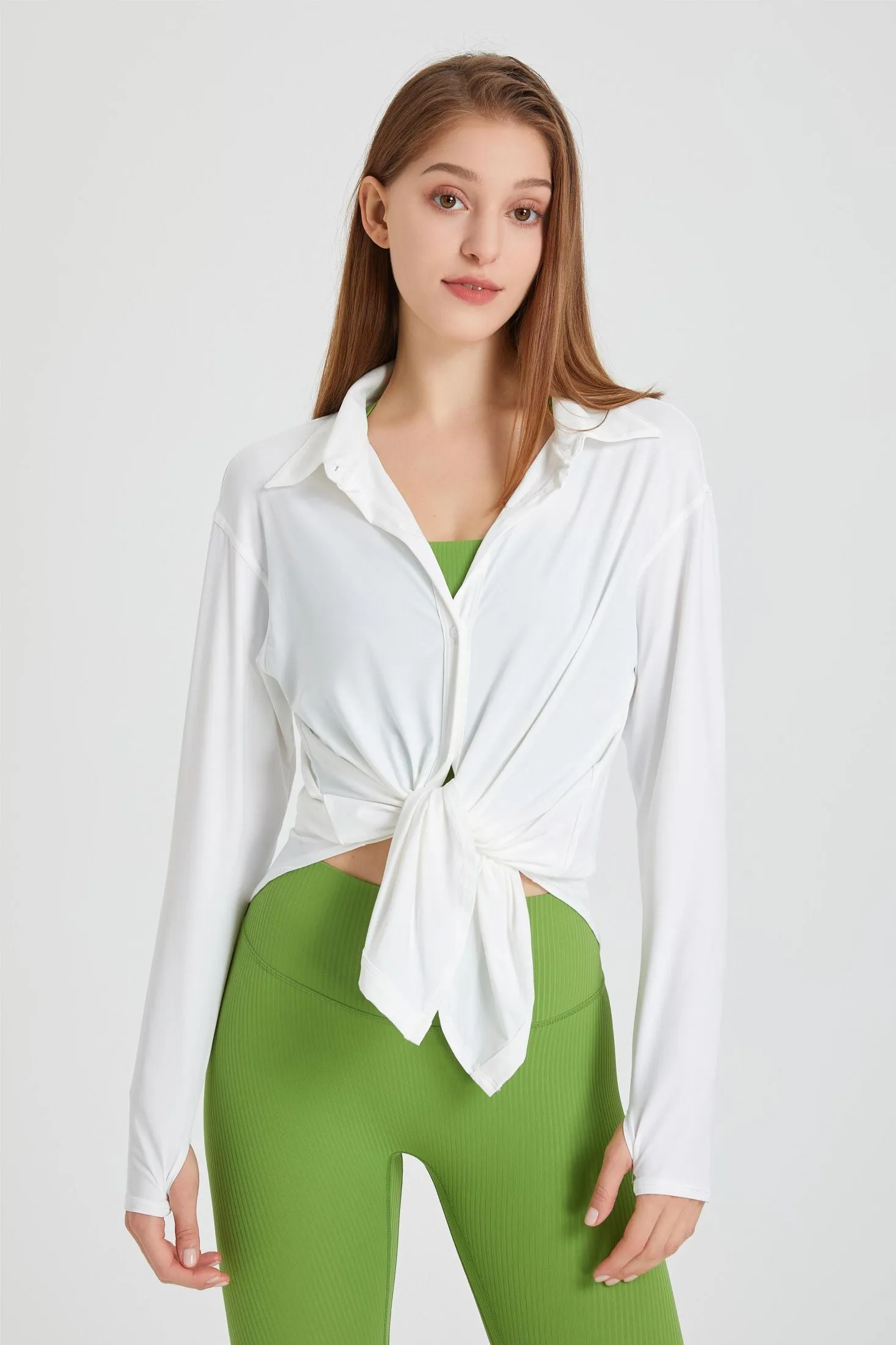 Sun Protection Button Up Long Sleeve Shirts