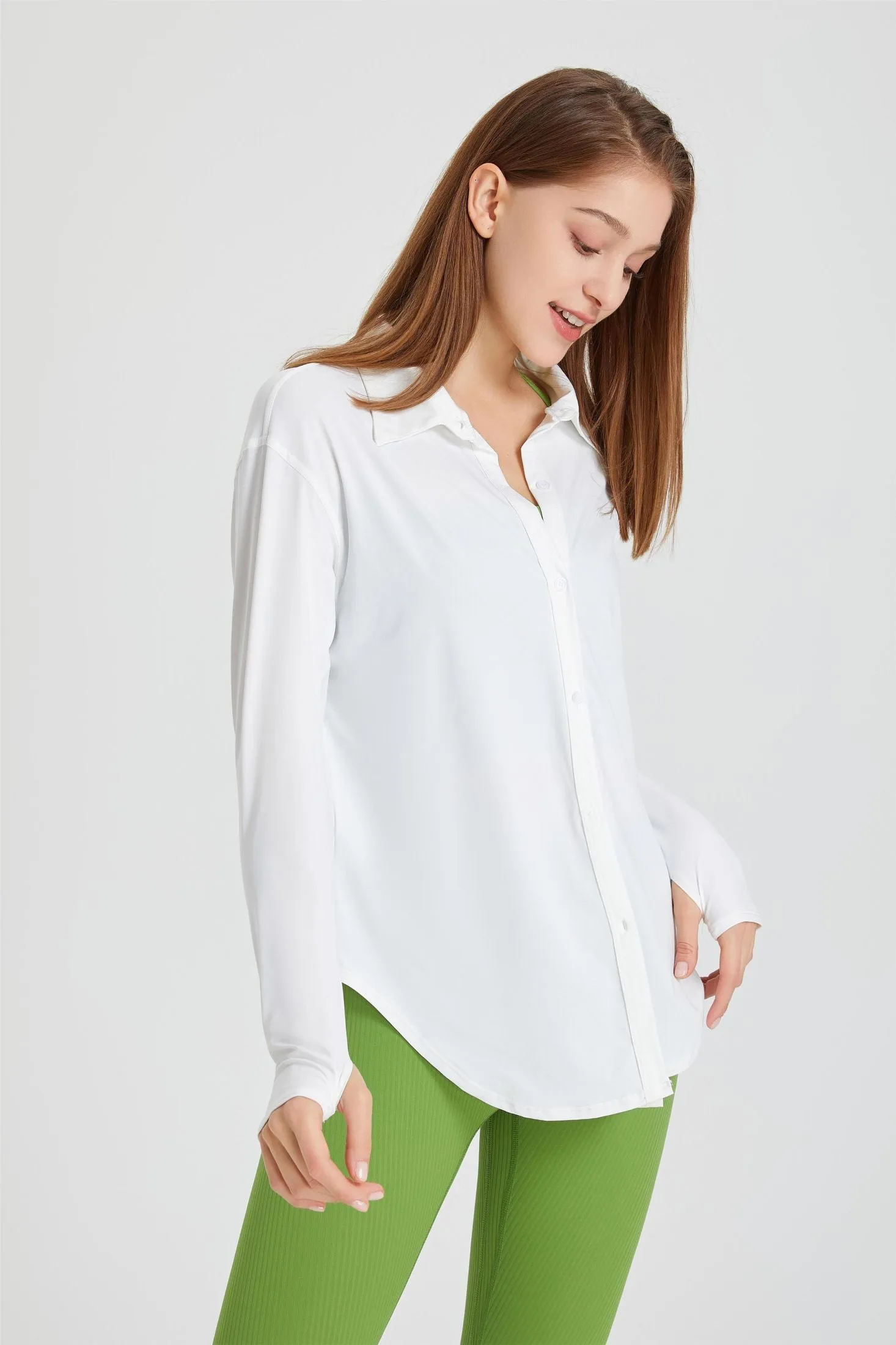 Sun Protection Button Up Long Sleeve Shirts