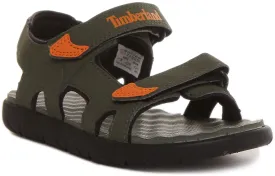 Timberland A23Sy Perkin Row In Dark Green For Kids