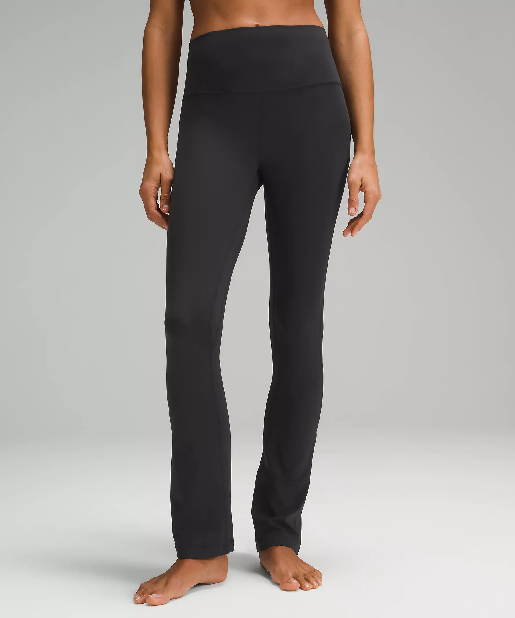 WOMEN'S ALIGN HR MINI FLARE 28" PANT - BLK BLACK