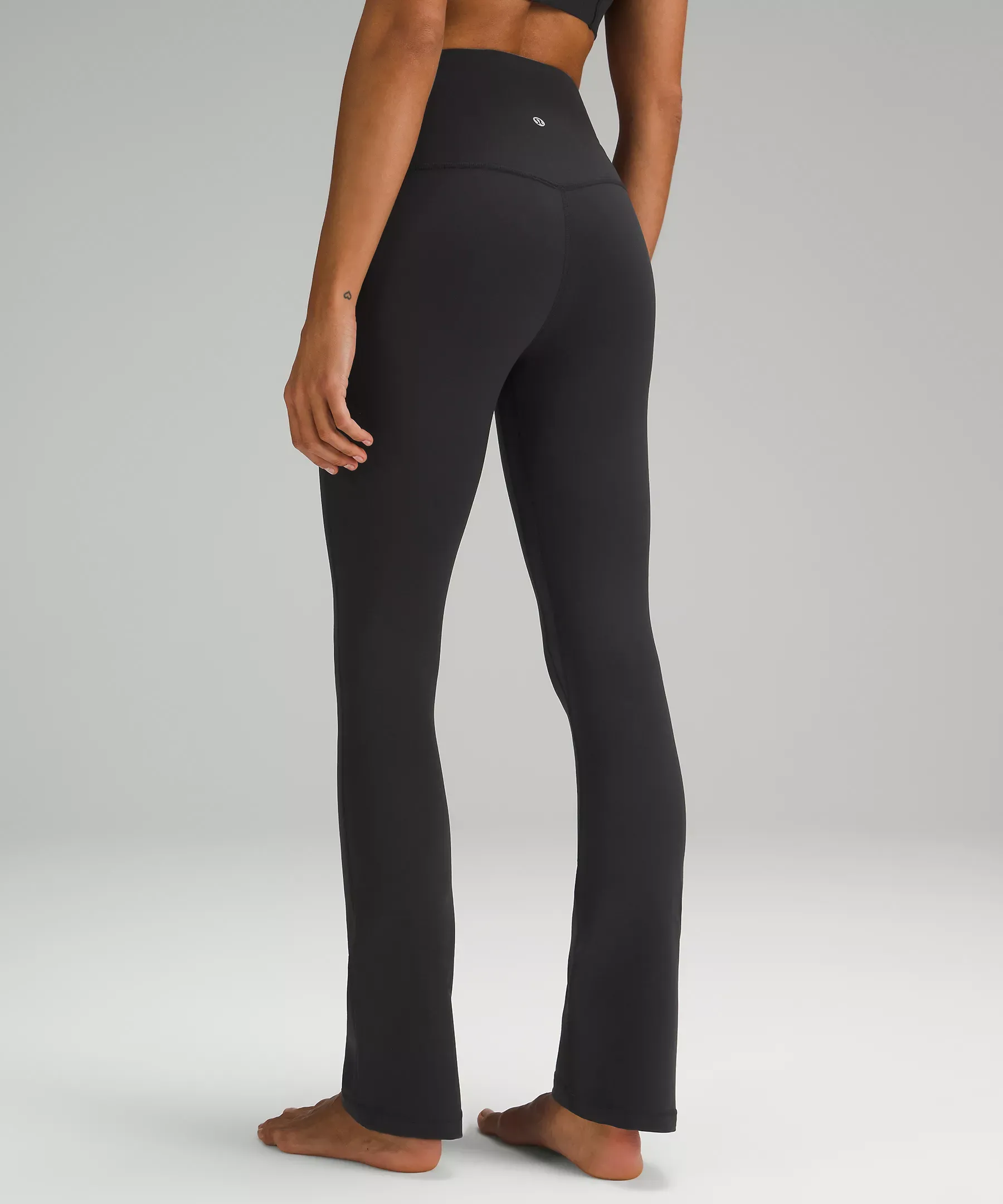 WOMEN'S ALIGN HR MINI FLARE 28" PANT - BLK BLACK