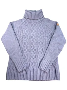 WOMENS OVIK CABLE KNIT ROLLER NECK