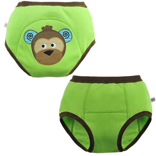 Zoocchini Organic Cotton 3 Pc Potty Training Set - Boys Safari Friends